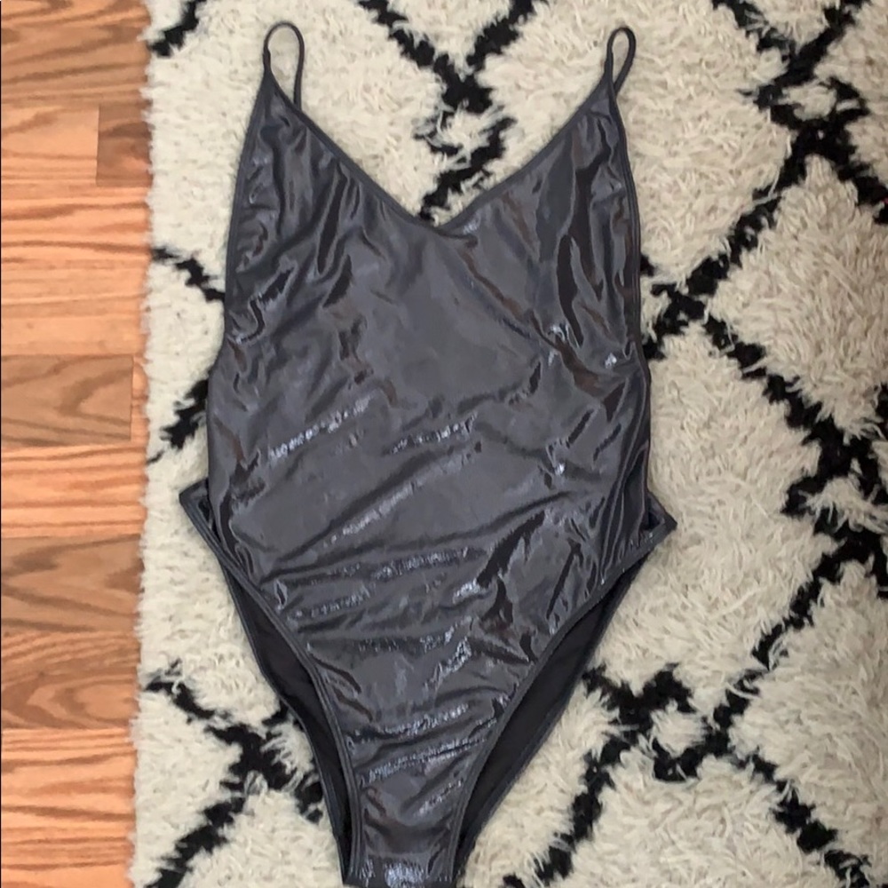 NWT.  H&M metallic one piece swimsuit
